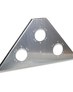 Front sheet connect. branch 60/75/90 for inlet funnel